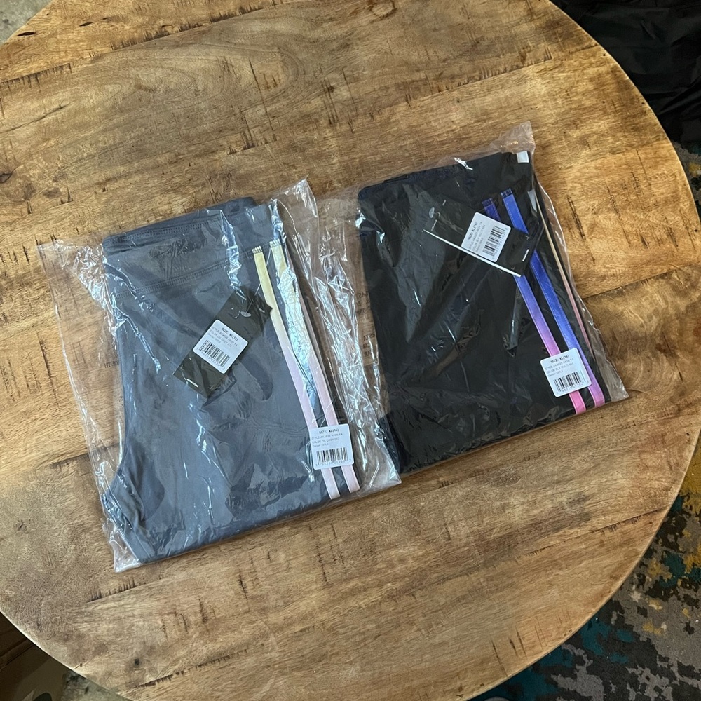 adidas big Girls Active Sports Athletic Leggings. 2 pack bundle. Xl yoga pants